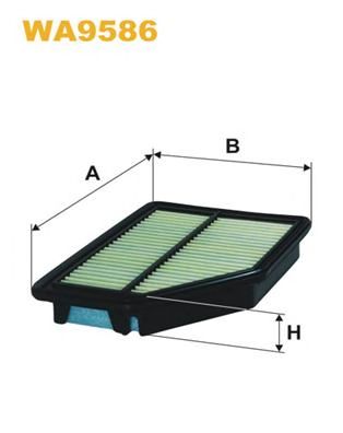 WIX FILTERS wa9586 -  Воздушный фильтр